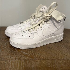 Nike Air Force 1 White High-Top Sneakers